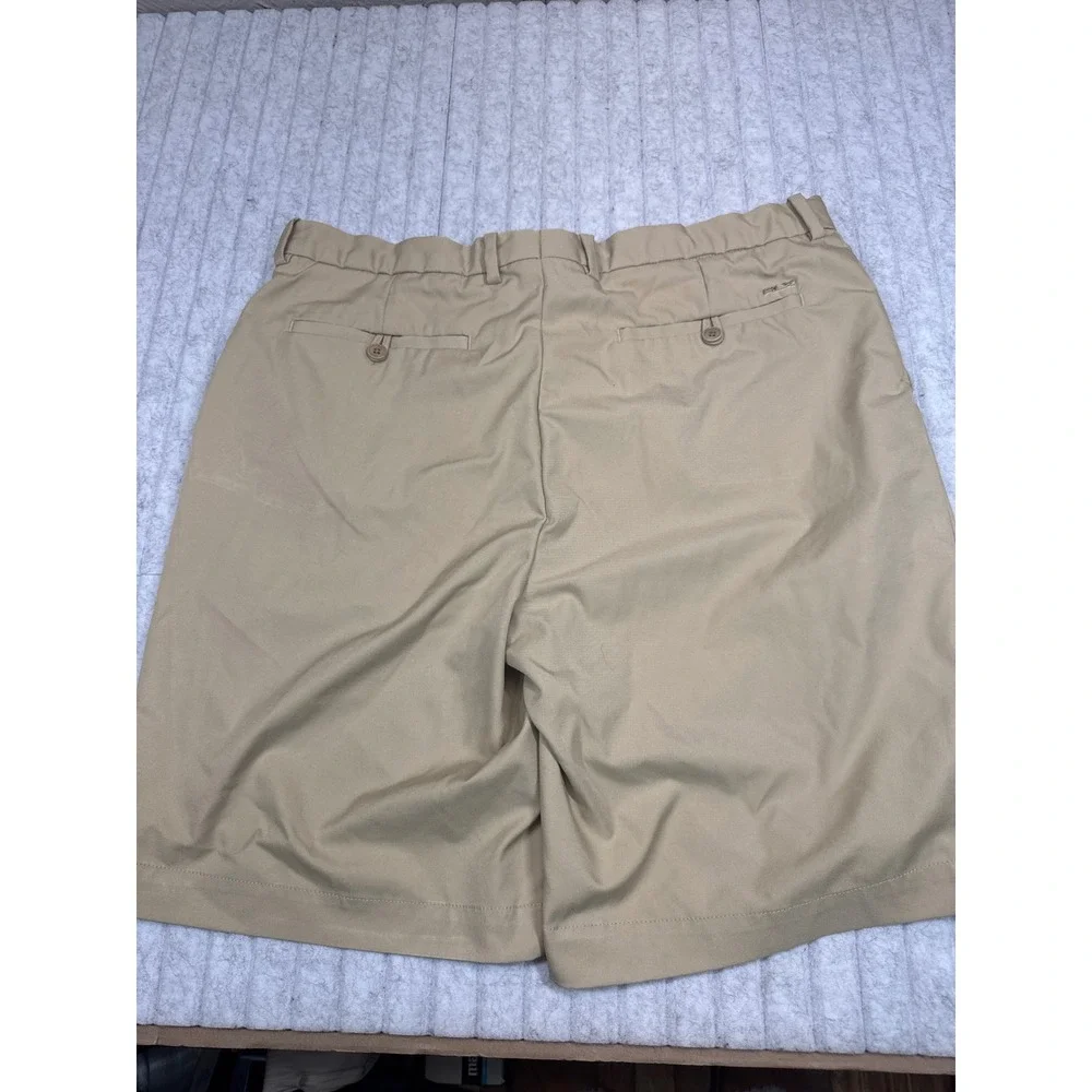 RLX Ralph Lauren‎ Mens Tan Khaki Golf Shorts Size 38 Performance Polyester Solid